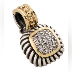 David Yurman Diamond Albion Enhancer Pendant